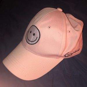 Cute pale pink smile hat
